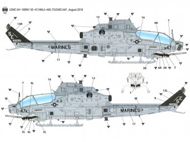 Academy - USMC AH-1Z "Shark Mouth", 1/35, 12127 15