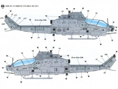 Academy - USMC AH-1Z "Shark Mouth", 1/35, 12127 16