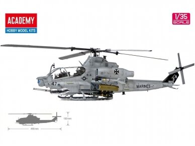 Academy - USMC AH-1Z "Shark Mouth", 1/35, 12127 1