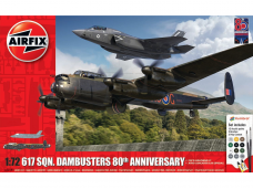 Airfix - Lockheed F-35B Lightning II & Avro Lancaster B Mk.III (special) 617 Sqn. Dambusters 80th Anniversary Model Set, 1/72, A50191