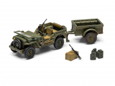 Airfix - Willys MB Jeep Model Set, 1/72, A55117A