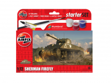 Airfix - Sherman Firefly dovanų komplektas, 1/72, A55003