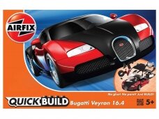 Airfix - QUICKBUILD Bugatti 16.4 Veyron black/red, 6020