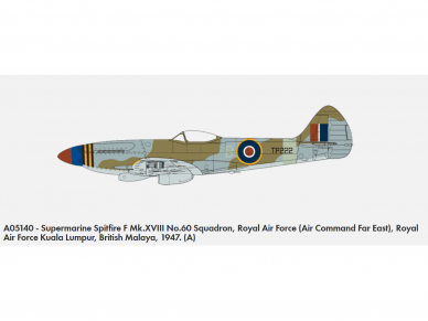 Airfix - Supermarine Spitfire F Mk.XVIII, 1/48, A05140 6