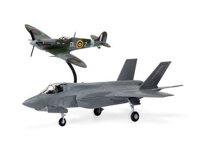 Airfix - Supermarine Spitfire & F-35B Lightning II Then and Now dovanų komplektas, 1/72, A50190 1