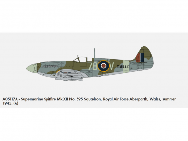 Airfix - Supermarine Spitfire Mk.XII, 1/48, A05117A 5