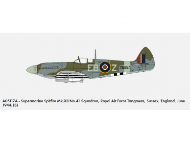 Airfix - Supermarine Spitfire Mk.XII, 1/48, A05117A 6