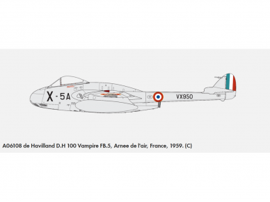 Airfix - De Havilland Vampire FB.5/FB.9, 1/48, A06108 11