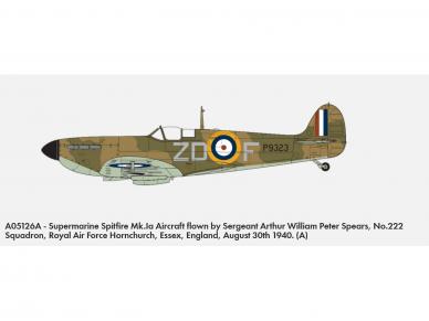 Airfix - Supermarine Spitfire Mk.Ia, 1/48, A05126A 6