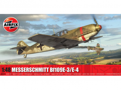 Airfix - Messerschmitt Bf109E-3/E-4, 1/48, A05120C