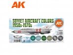 AK Interactive - 3rd generation - Akrilinių dažų rinkinys Soviet Aircraft Colors 1950s-1970s, AK11743