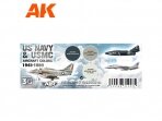 AK Interactive - 3rd generation - Acrylics paint set US Navy & USMC Aircraft Colors 1945-1980, AK11745