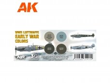 AK Interactive - 3rd generation - Acrylic paint set Air WWII Luftwaffe Early War Colors, AK11716
