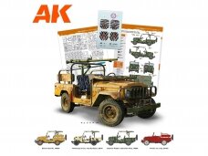 AK Interactive - Toyota Land Cruiser FJ43 Pickup With SPG-9 Recoilless Gun, 1/35, AK35003