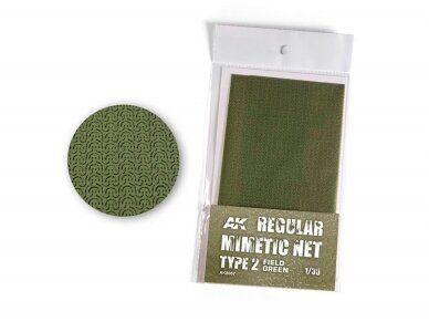 AK Interactive - Camouflage net Field Green Type 2, 1/35, AK8067