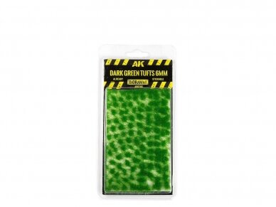 AK Interactive - DARK GREEN TUFTS 6MM, AK8246