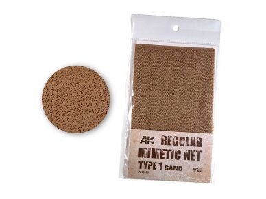 AK Interactive - Camouflage Net Sand TYPE 1, 1/35, AK8060