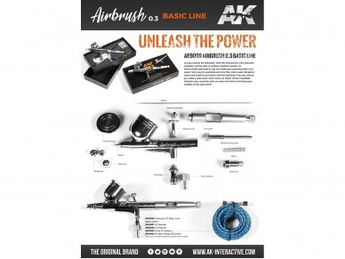 AK Interactive - Airbrush basic line 0.3 (Aerografas), 9000 3