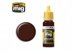 AMMO MIG - Akriliniai dažai RED BROWN SHADOW, 17ml, 0912