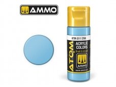 AMMO MIG - ATOM Akriliniai dažai Cyan, 20ml, 20111