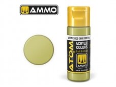 AMMO MIG - ATOM Acrylic paint Khaki Green, 20ml, 20025