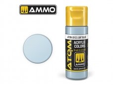 AMMO MIG - ATOM Акриловые краски Light Blue, 20ml, 20122