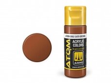 AMMO MIG - ATOM Acrylic paint Earth Brown, 20ml, 20052