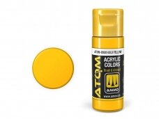 AMMO MIG - ATOM Akriliniai dažai Gold Yellow, 20ml, 20020