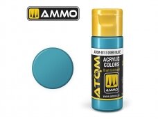 AMMO MIG - ATOM Akrila krāsas Green Blue, 20ml, 20113