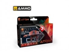 AMMO MIG - ATOM Acrylic paint set Gravity 3 - Red, 20806