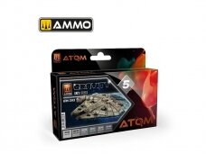 AMMO MIG - ATOM Acrylic paint set Gravity 5 - Grey, 20808