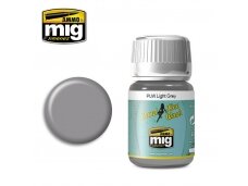 AMMO MIG - Sendinimo priemonė PANEL LINE WASH LIGHT GREY, 35ml, 1600