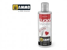 AMMO MIG - Pusiau matinis akrilinis lakas SATIN LUCKY VARNISH, 60ml, 2052