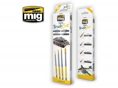 AMMO MIG - STARTER BRUSH SET (Teptukų komplektas), 7602