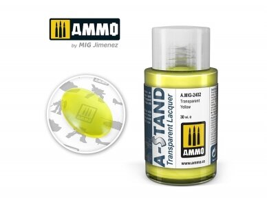 AMMO MIG - A-Stand krāsas Transparent Yellow, 30 ml, 2402