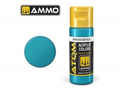 AMMO MIG - ATOM Акриловые краски Baby Blue, 20ml, 20120