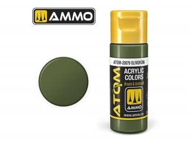 AMMO MIG - ATOM Акриловые Olivgrün, 20ml, 20079