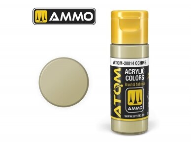 AMMO MIG - ATOM Akrila krāsas Ochre, 20ml, 20014