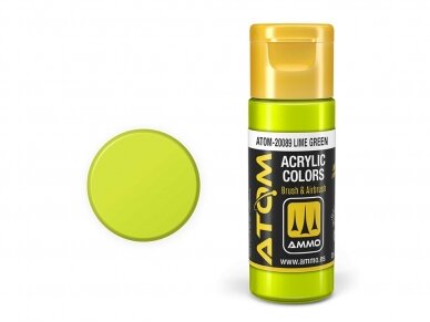 AMMO MIG - ATOM Akrüülvärv Lime Green, 20ml, 20089 1