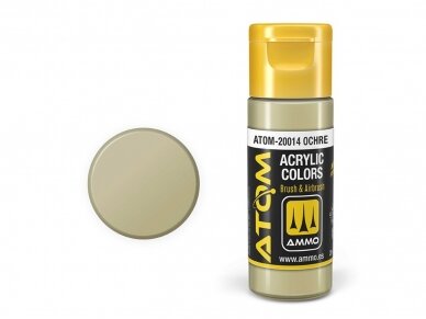 AMMO MIG - ATOM Akriliniai dažai Ochre, 20ml, 20014 1