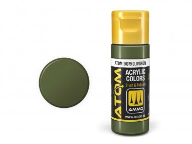 AMMO MIG - ATOM Акриловые Olivgrün, 20ml, 20079 1