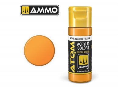 AMMO MIG - ATOM Acrylic paint Bright Orange, 20ml, 20026