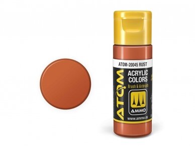 AMMO MIG - ATOM Akrila krāsas Rust, 20ml, 20045 1