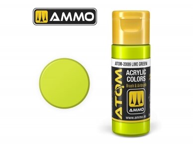 AMMO MIG - ATOM Акриловые Lime Green, 20ml, 20089