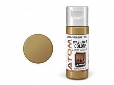 AMMO MIG - ATOM Akrüülvärv WASHABLE Dust, 20ml, 20178 1