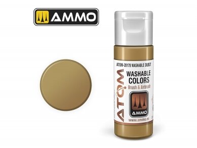 AMMO MIG - ATOM Акриловые краски WASHABLE Dust, 20ml, 20178