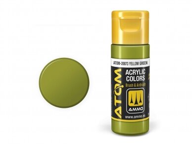 AMMO MIG - ATOM Acrylic paint Yellow Green, 20ml, 20073 1