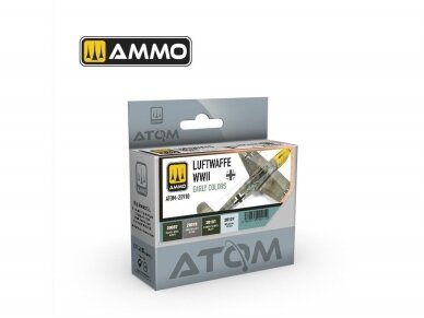 AMMO MIG - ATOM Набор акриловых красок Luftwaffe WWII Early Colors, 20910