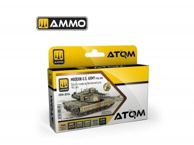 AMMO MIG - ATOM Akrils krāsu komplekts Modern U.S. Army 1950-2016, 20744