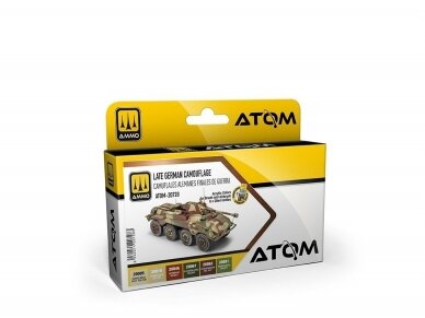 AMMO MIG - ATOM Akrils krāsu komplekts Late German Camouflage, 20728 1